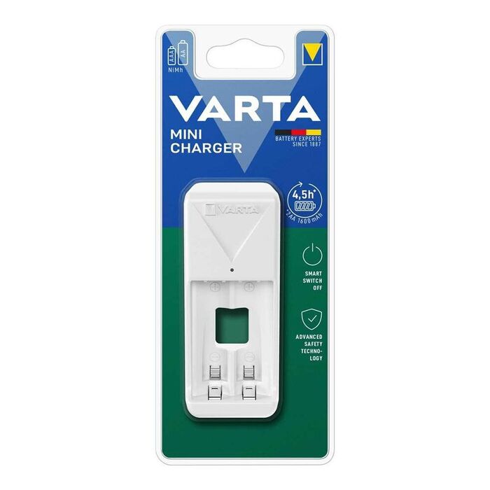 Mini carregador varta sem pilhas aa/aaa