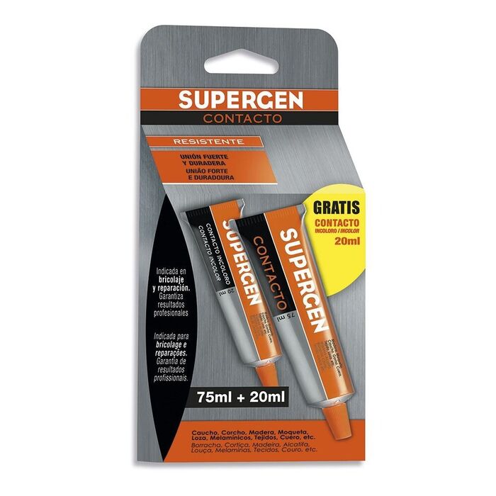 Supergen contacto 75ml + incolor 20ml pr 62600