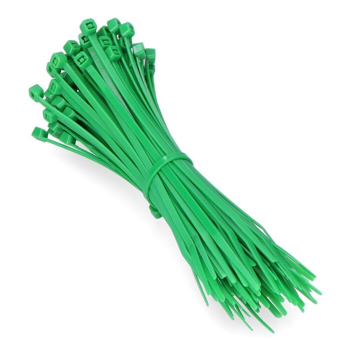 Abraçadeiras de nylon gbn 4.8x280mm verde 100un