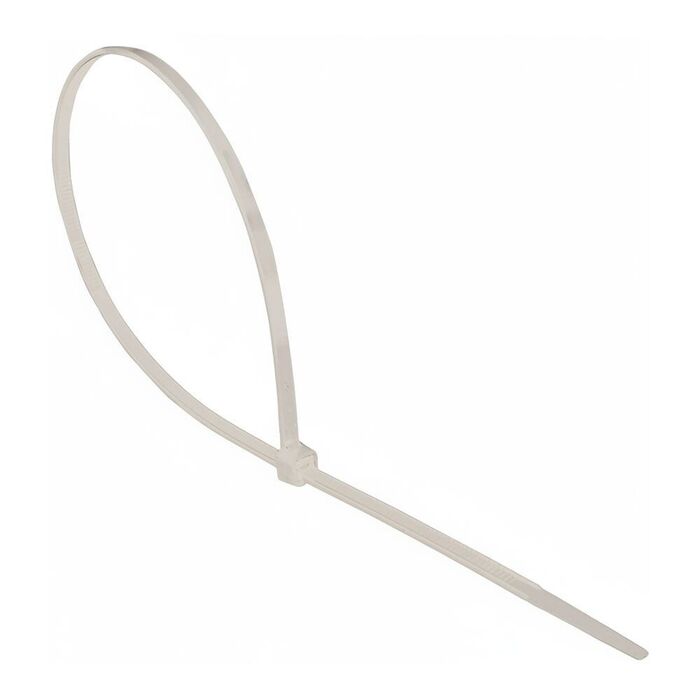 Abraçadeira de nylon 7,6 x 150 mm natural, 100 unidades