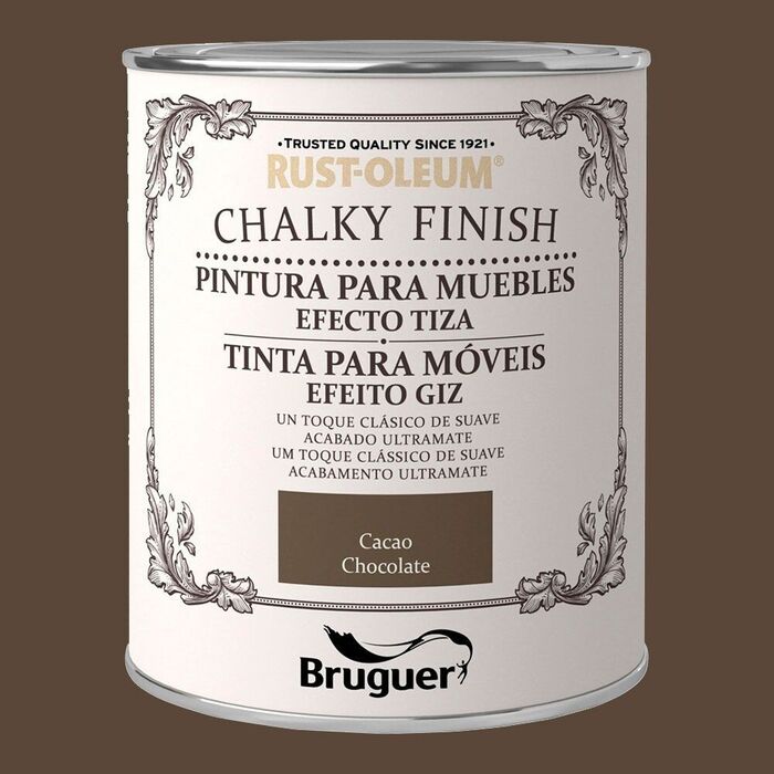 Rust-oleum chalky finish móveis cacau 750 ml