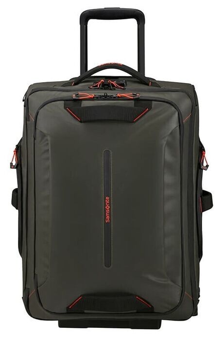 SAMSONITE - Saco/Mochila de Viagem 55cm 2 Rodas Verde Tropa Ecodiver 140882-9199