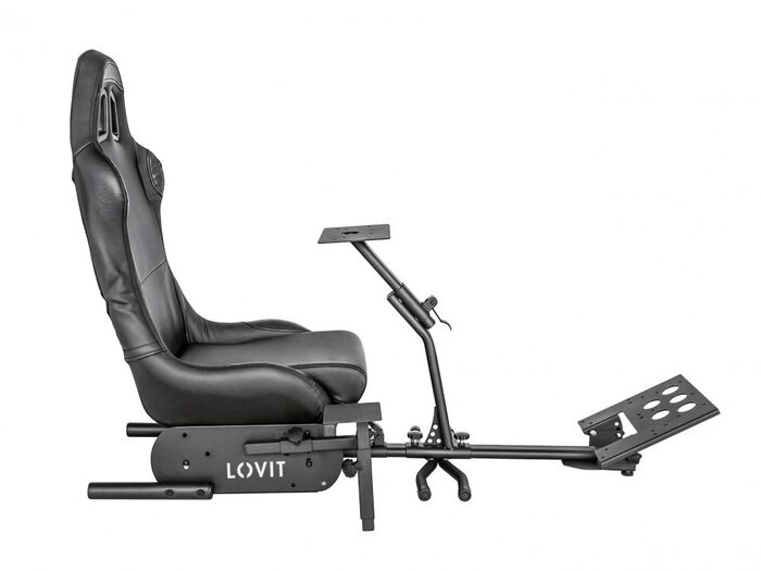 Cockpit Racing Simulator Lovit Silverstone Black