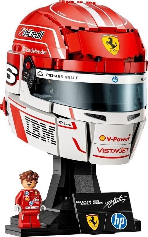 LEGO - Capacete Scuderia Ferrari HP de Charles Leclerc 43014
