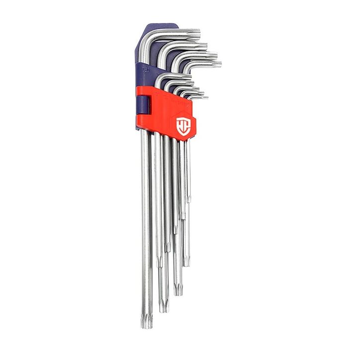 Chaves torx de braço longo cr-v, jogo de 9 peças