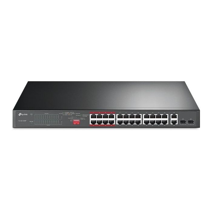 Switch c/Gestão TP-LINK 26Portas 10/100Mbps PoE+ - TL-SL1226P