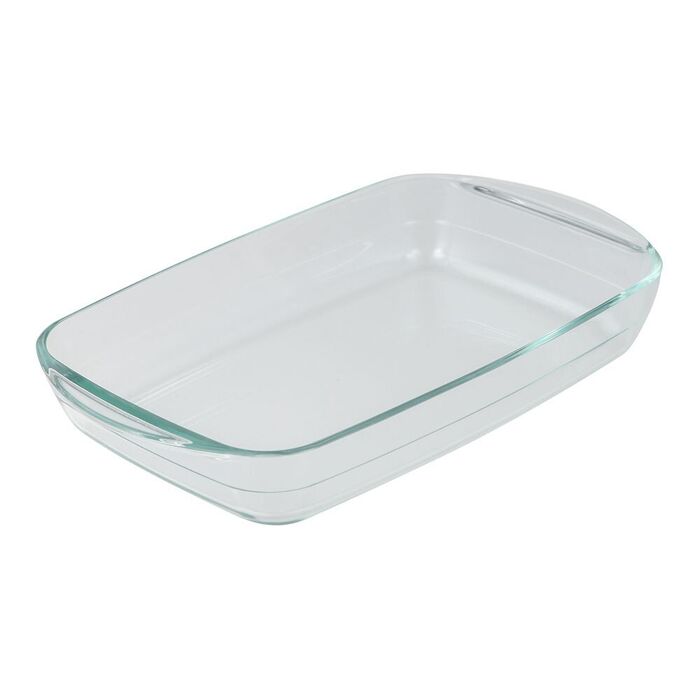 Assadeira retangular de vidro borossilicato para forno, experto, 2 l, 32,5 x 20,2 x 5,2 cm