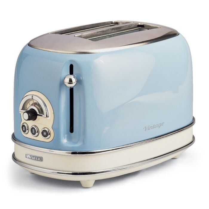 ARIETE - Torradeira 2 Fatias Azul Vintage 155/15