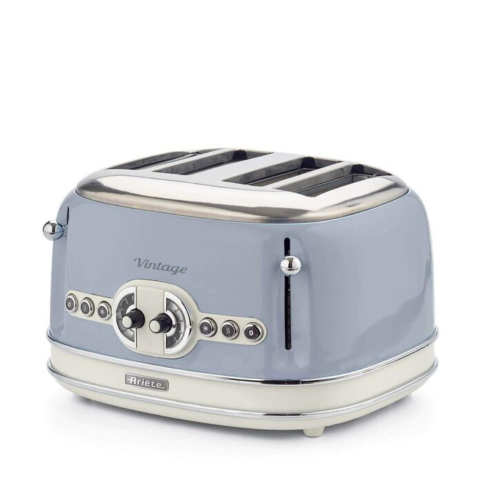 ARIETE - Torradeira 4 Fatias Azul Vintage 156/05