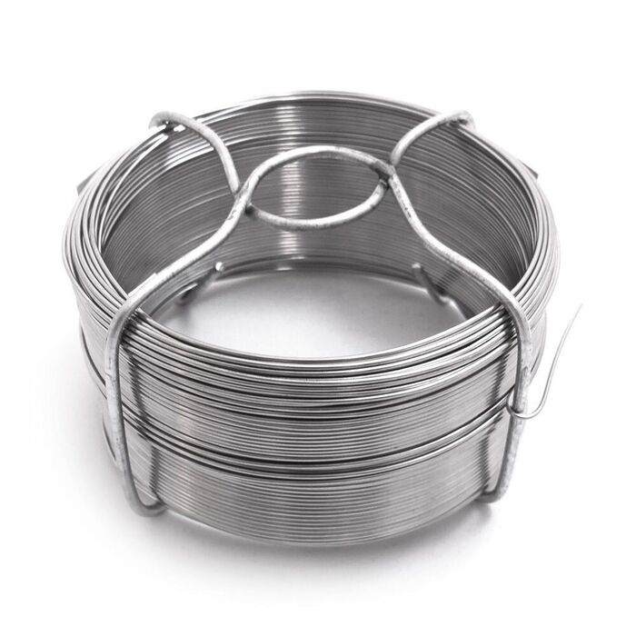 Arame aço inoxidable n° 3, 200 gr, calibre 0,80 mm x 50 m