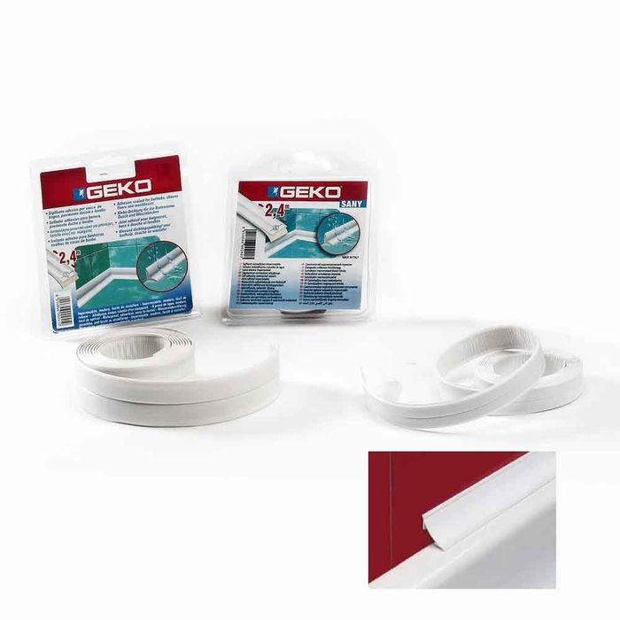 Selante adesivo para casas de banho branco 22 mm x 2,4 m