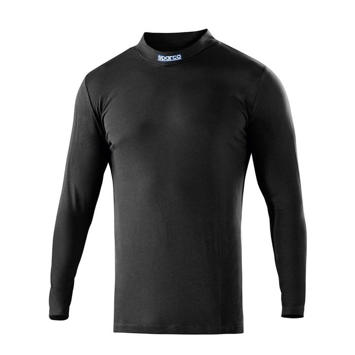 Camisola de manga comprida e gola perkins, preto, b-rookie, tamanho xxl