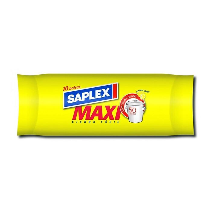 Saco de lixo limão cor branco 50 l (57 x 70 cm) 10 uds