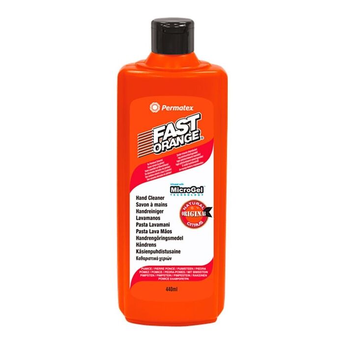 Sabão mecânico lava-mãos fast orange 440 ml