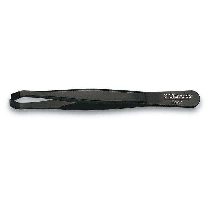 Pinça de depilação preto 9 cm