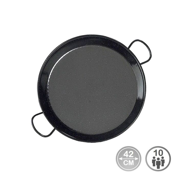 Frigideira para paelha tradicional em aço esmaltado ø42cm (10 pessoas). vaello