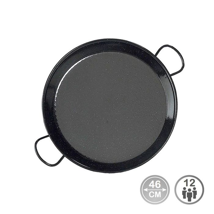 Frigideira para paelha tradicional em aço esmaltado ø46cm (12 pessoas). vaello