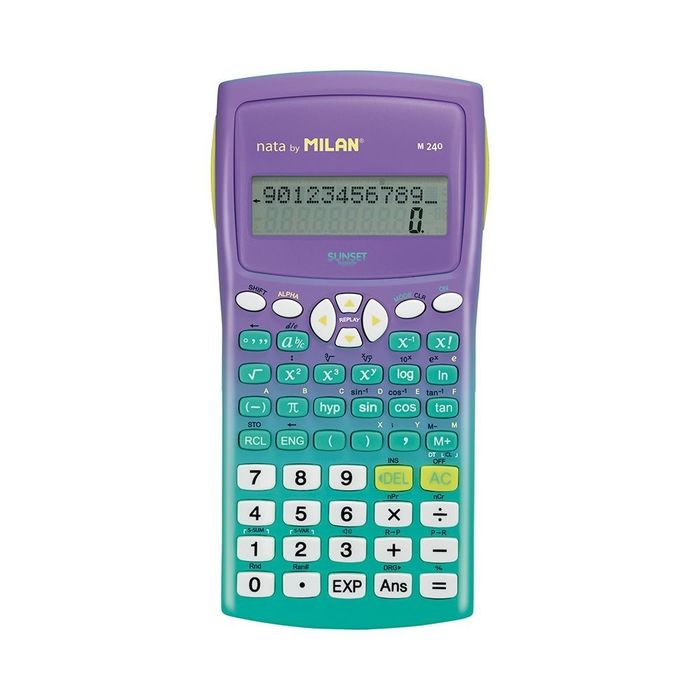 Blíster calculadora científica m240 sunset verde milan