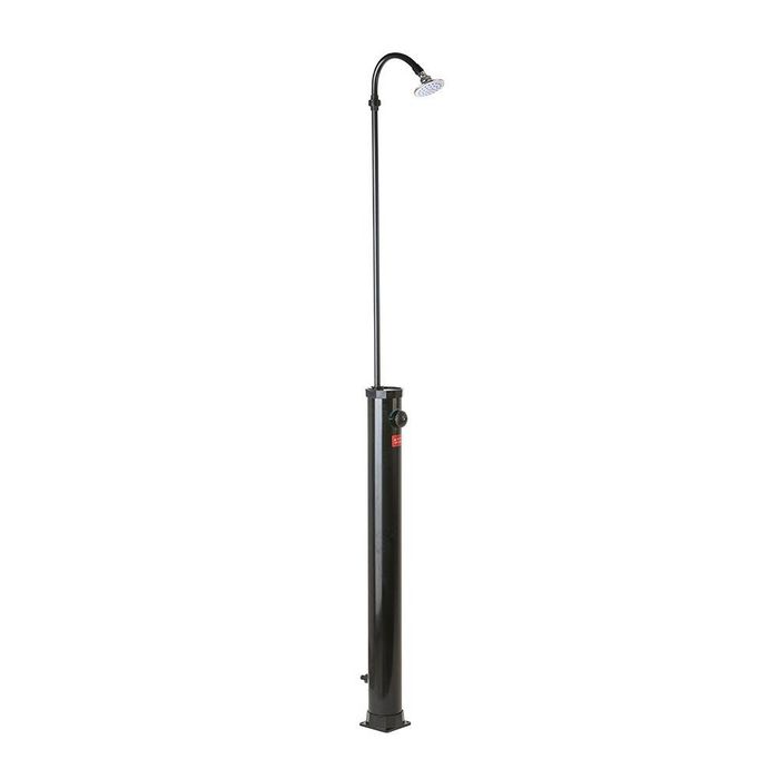 Duche solar de pvc preto 9 l ar1009 gre
