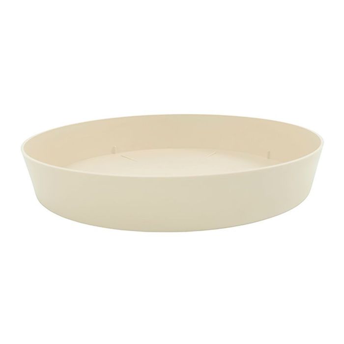 Prato de injeção cor ecru ø28 cm para vaso ref: 90520