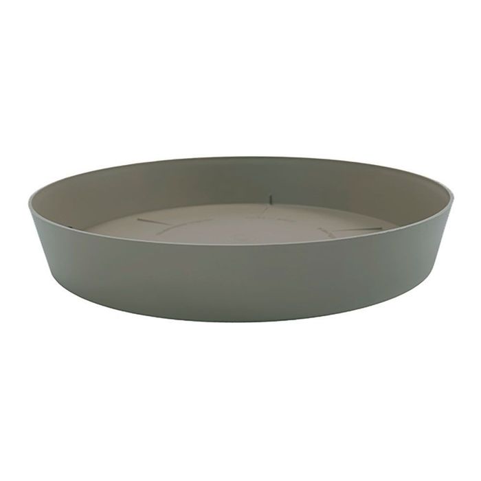 Prato de injeção cor taupe ø28 cm para vaso ref: 90519