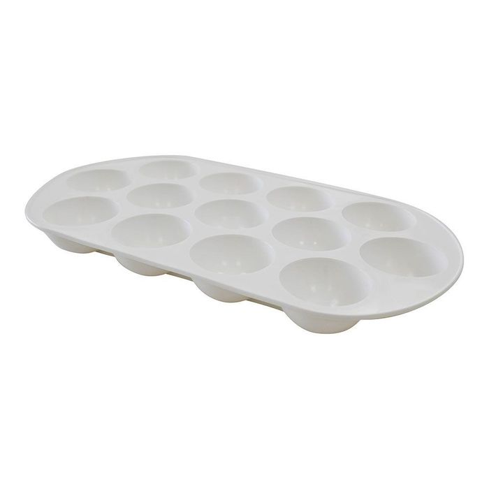 Balde para gelo de borracha cor branco