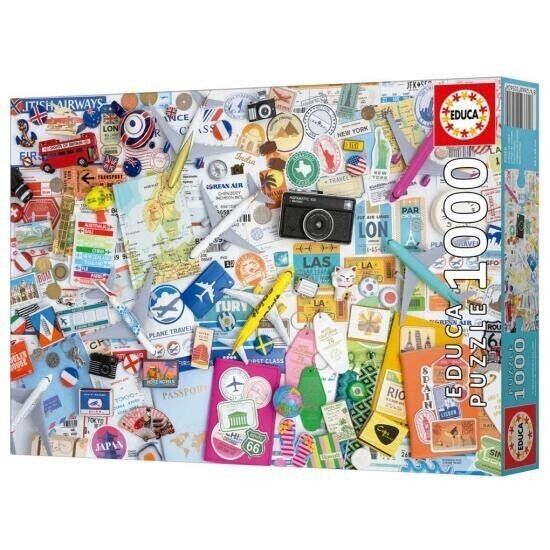 EDUCA - Puzzle 1000 Colagens de Viagem 20560