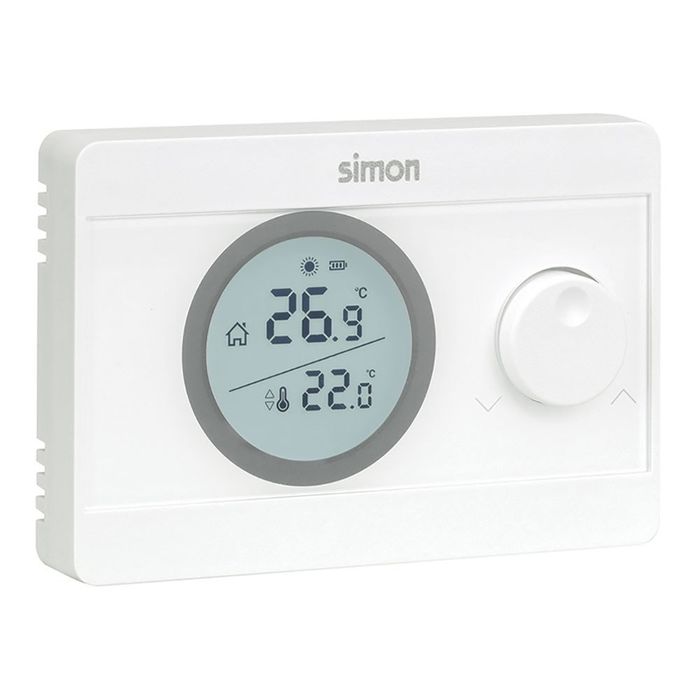 Termostato digital on/off, branco, 12,5 x 2,4 x 8,5 cm