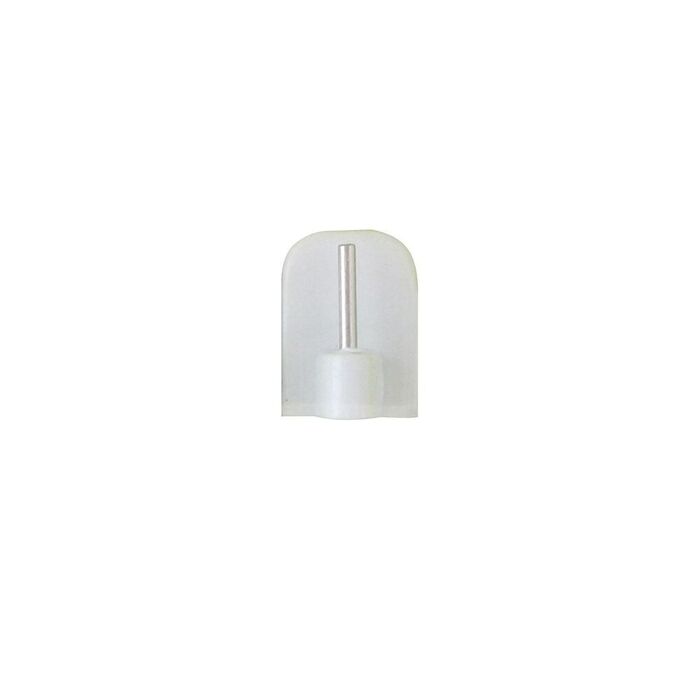 Suporte adesivo branco para varão de cortina, 4 uds