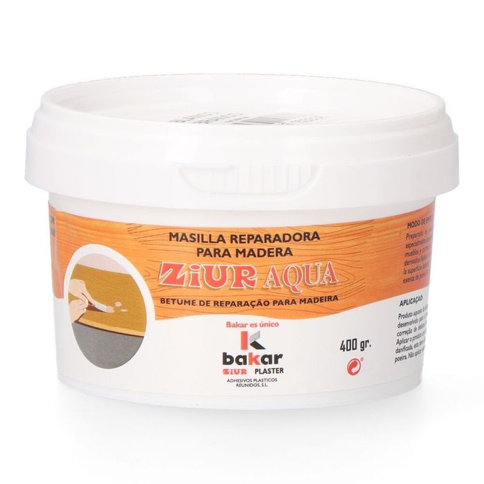 Massa de reparação de madeira cor branco 400 g