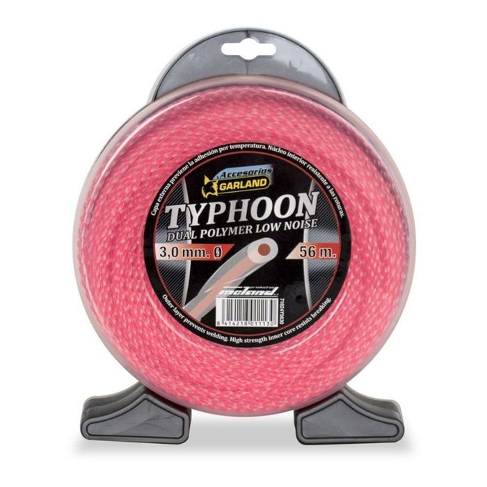 Fio para roçadora typhoon, ovalado, ø3,0 mm, dispensador 56 m