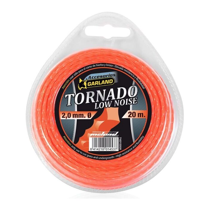 Fio para roçadora tornado, quadrado, ø2,0 mm, dispensador 20 m