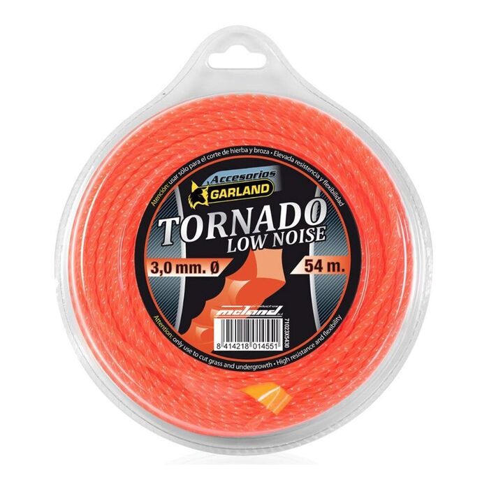 Fio para roçadora tornado, quadrado, ø3,0 mm, dispensador 54 m