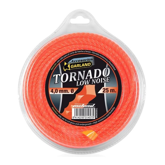 Fio para roçadora tornado, quadrado, ø4,0 mm, dispensador 25 m