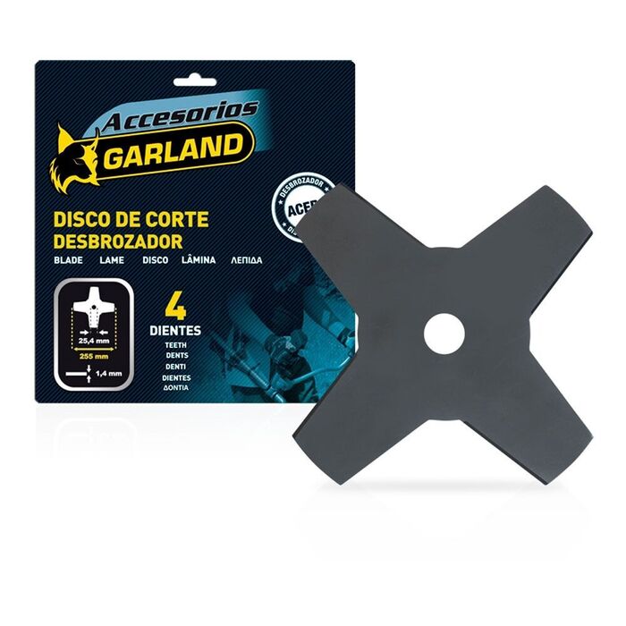 Lâmina 4d para cortador de escovas 255 x 25,4 x 1,4 mm
