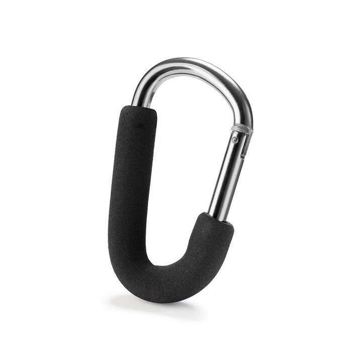 Mosquetão para carrinho de bebé preto 5503-3 inofix