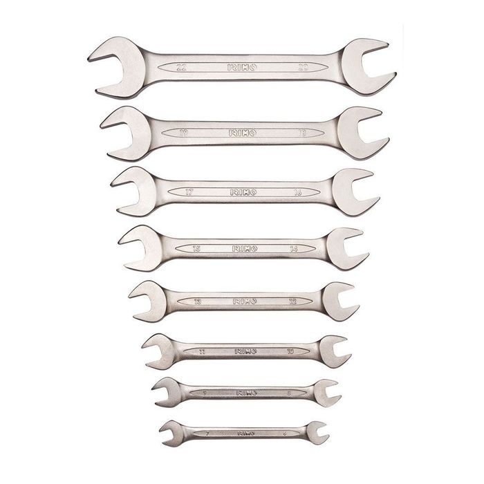 Chave fixa 6 - 22 mm, jogo de 8 peças
