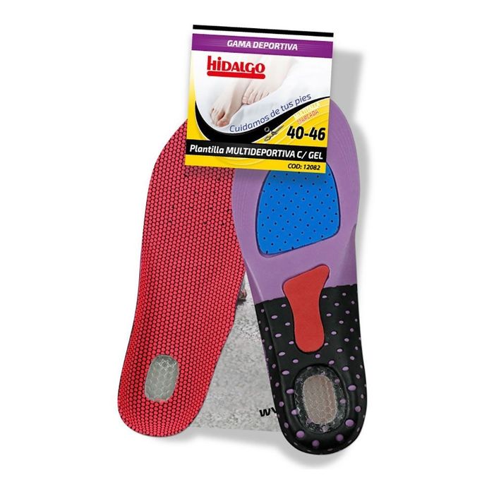 Palmilha para calçado multidesportiva gel t: 40-46