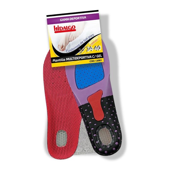 Palmilha para calçado multidesportiva gel t: 34-40