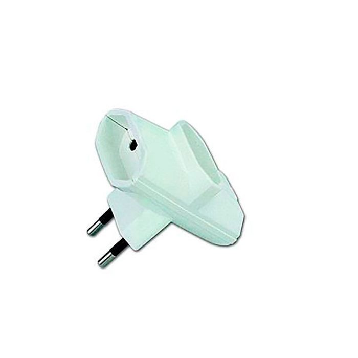 Plug triplo 2p 10a 250v lado branco (embalado em película)