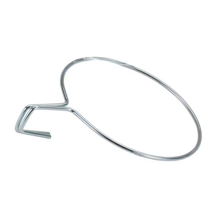 Suporte para floreira de varanda com acabamento em zinco, ø18 cm