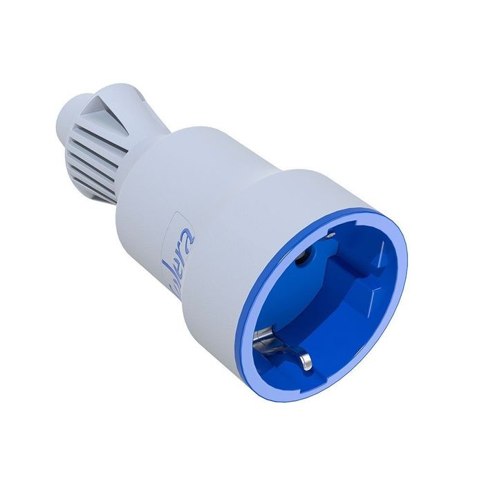 Base móvel 2p+t, 16 a 250 v borracha branca