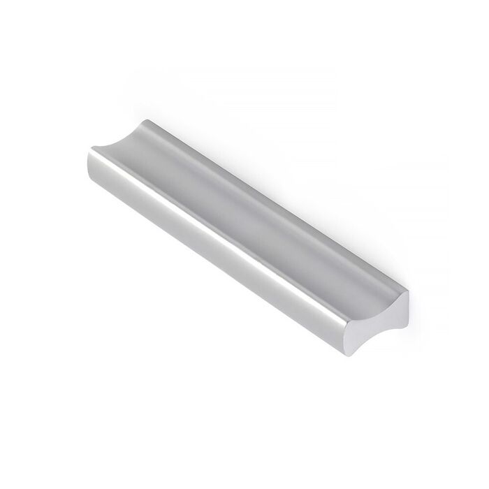 Puxador para móveis em alumínio, modelo 2279, com acabamento anodizado fosco, 64 mm, blister 4 un