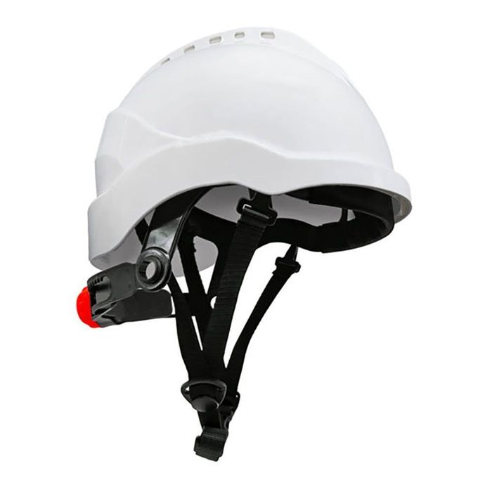 Capacete curro-v branco barboquejo, tamanho 54 - 61 cm