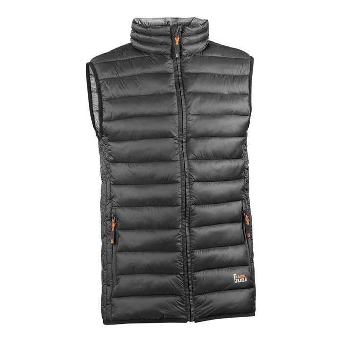 Colete acolchoado. preto. l