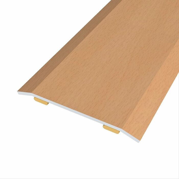Junta de aço para mesmo nível, 40 x 3,5 mm, adesiva, flooring, faia clara, 83 cm