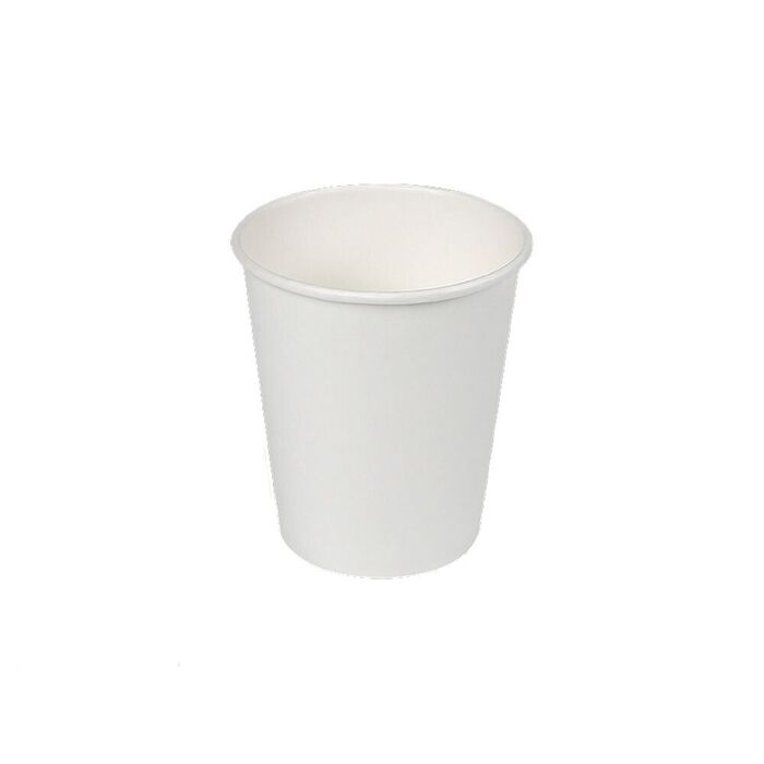 Copos de papelão branco, 200cc, 50 uts