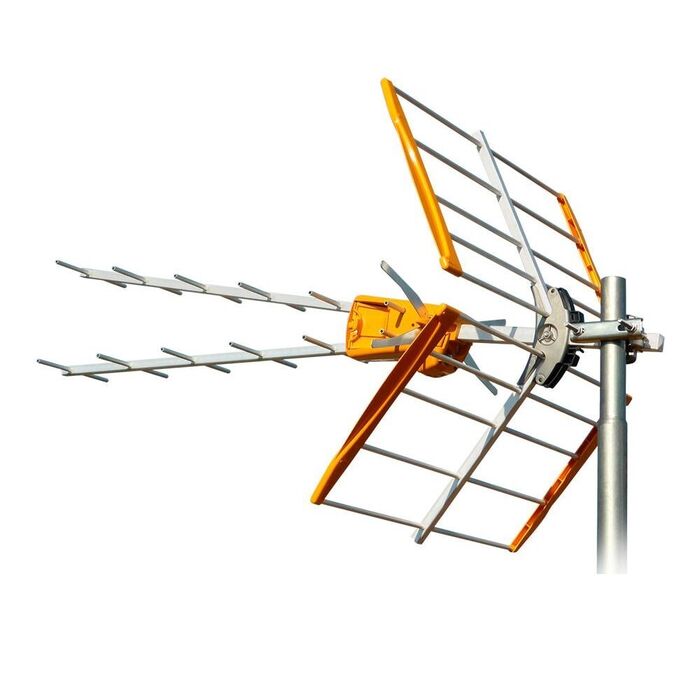 Antena tdt 2 geração v zenit uhf (c21-48) g 13dbi televes