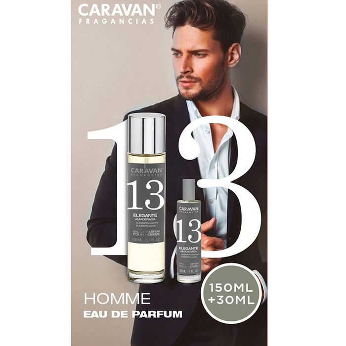 Estojo eau de parfum caravan n° 13, 150 + 30 ml senhor