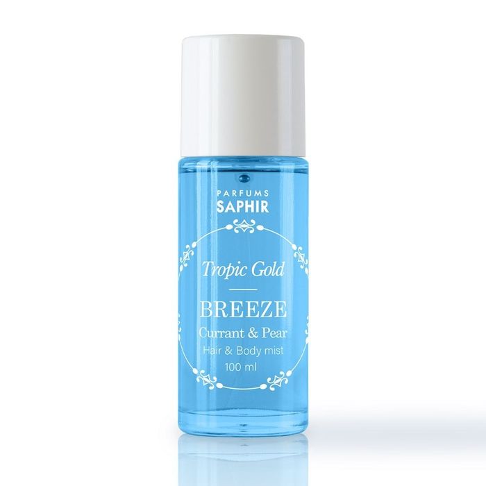 Spray para cabelo e corpo breeze, groselha e pera, 100 ml